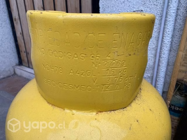 Cilindro de gas lipigas 15 kg