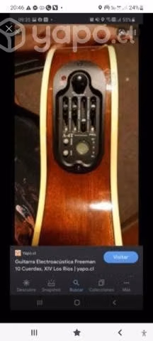 Guitarra marca freeman, como nueva , con estuche,