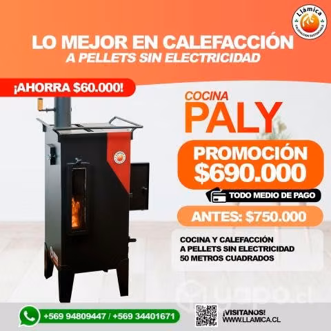 Cocina paly a pellet