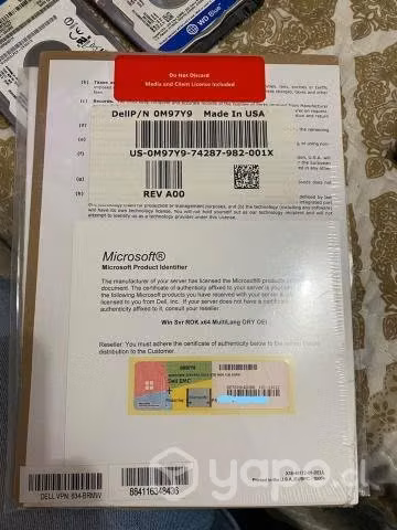 Licencia Original Windows Server 2016 STD ROK x64