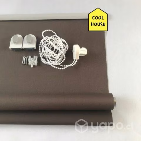 Perfecta Cortina Roller Lisa Cafe de 1.20mts