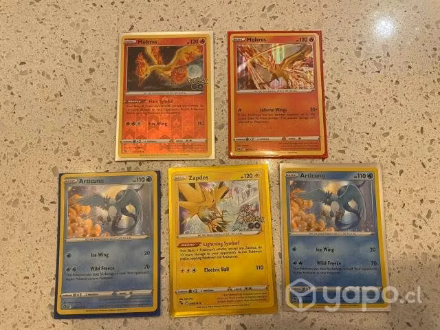 Cartas pokemon - legendario clasico