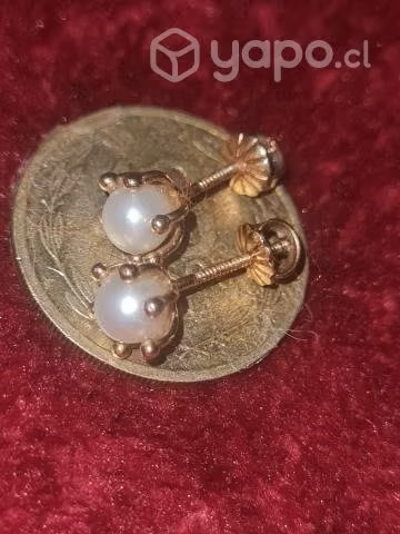 Aritos perla cultivada - Imagen 2