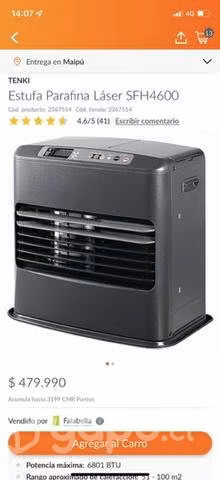 Estufa tenki sfh-4600