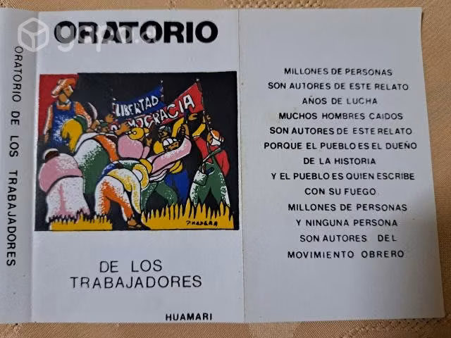 Mt303: tape huamari oratorio de los trabajadores