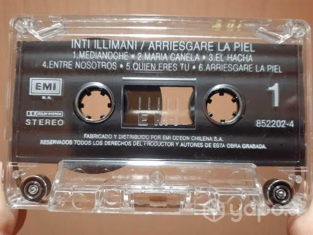 Cassette original inti illimani arriesgare la piel
