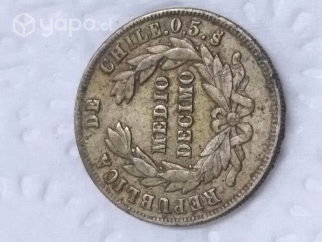 moneda antigua chilena