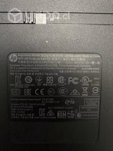 Notebook Hp 440g3 intel i3