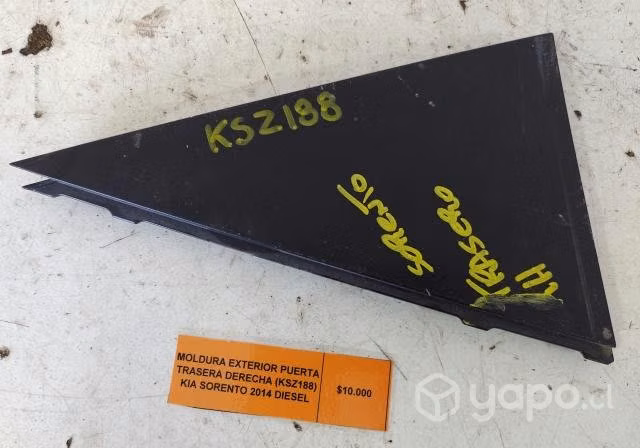 Moldura Exterior Puerta Trasera Der (KSZ188) Kia