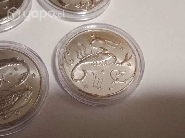 Monedas del zodiaco. 12 signo del horoscopo