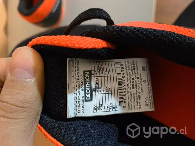 Zapatillas con clavos