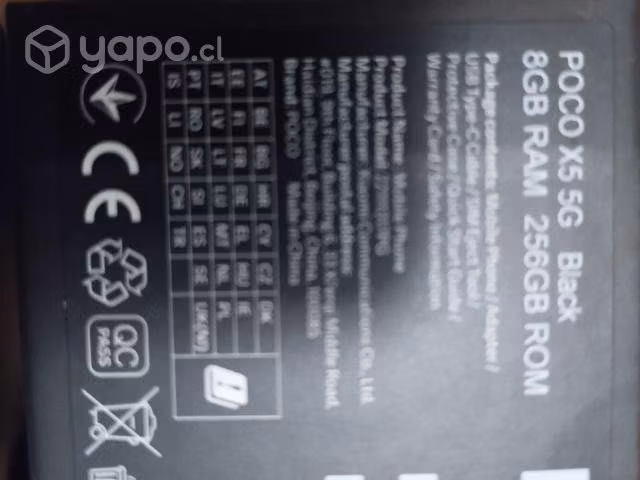 POCO X5 nuevo