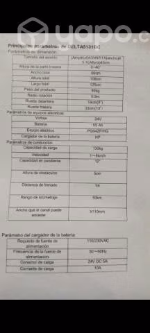 Silla de ruedas eléctrica , nueva