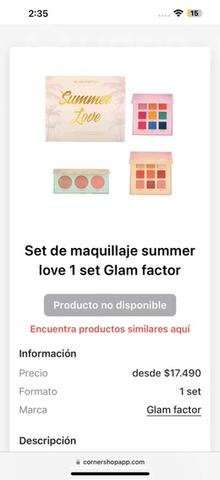 Hermoso Set Makeup Glam Factor - Imagen 6