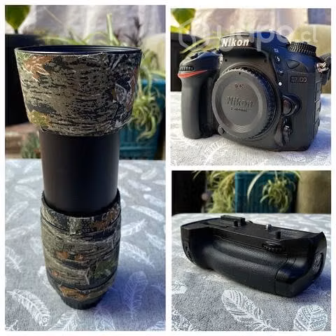 Nikon D7100, lente 70-300 AF y grip Neewer
