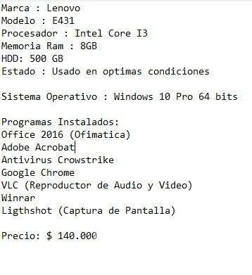 Notebook Lenovo - Imagen 3