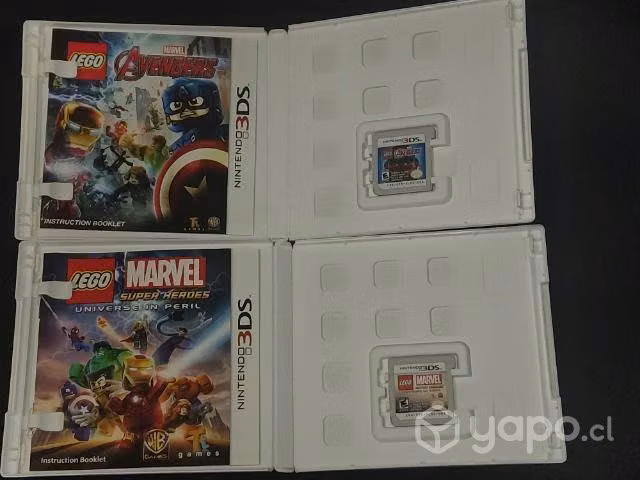 Nintendo 3ds lego marvel dos juegos