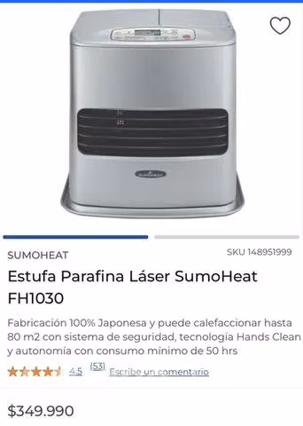 Estufa a parafina