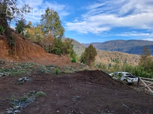 Lindo terreno pellines r.ñuble cae nieve - Imagen 3