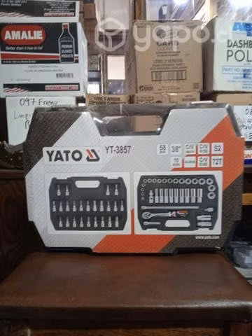 Set de dados 3/8" 58 piezas YATO