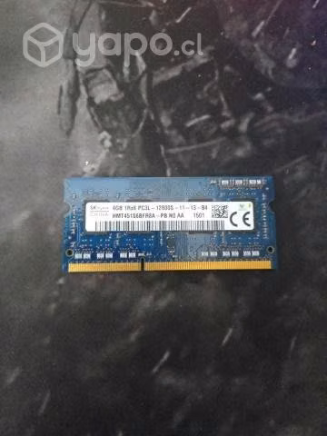 Memoria ram 4gb 1600 MHZ