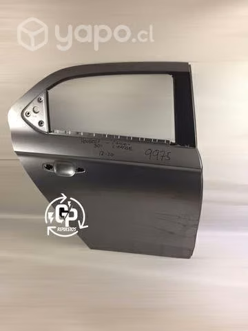 Puerta trasera RH Peugeot 301 c-elysse 2012 2020