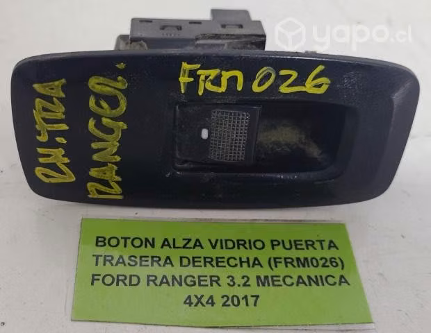 Botón Alza Vidrio Puerta Trasera Derecha (FRM026)
