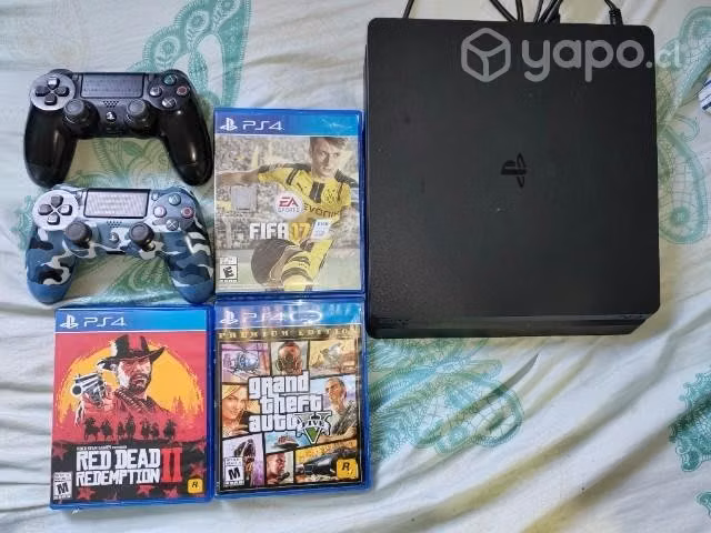 Ps4 slim 500 gb en perfecto estado
