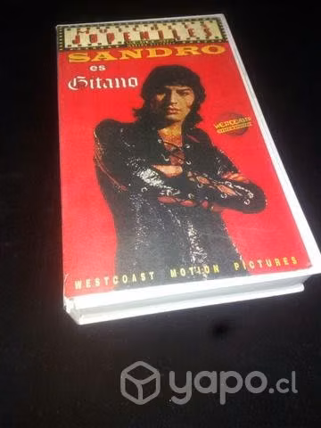 Película Musical Gitano por Sandro vhs