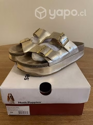 Sandalias Hush Puppies mujer dorado
