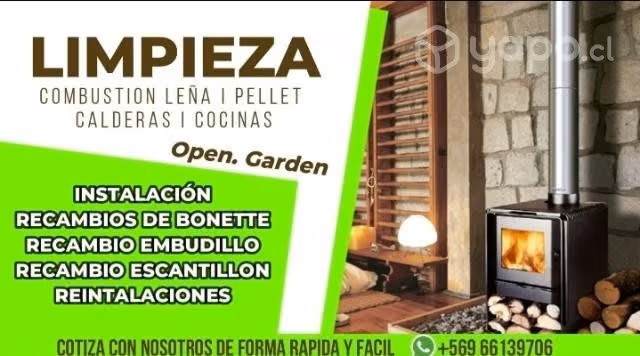 Limpieza y mantencion de calefactor a pellets y le