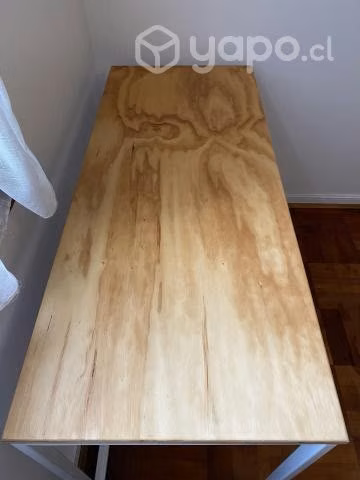 Escritorio cubierta madera tipo industrial