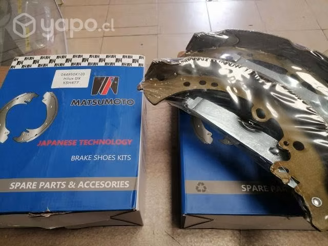 Balatas y Pastillas tecnología japonesa hilux