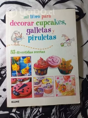 Libro para decorar cupcakes, galletas y piruletas