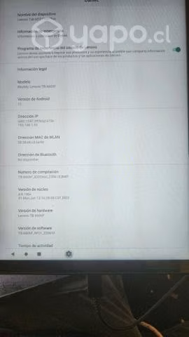Tablet lenovo mt10