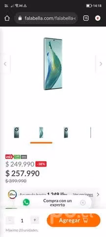 Honor magic 5 lite 5g - Imagen 3