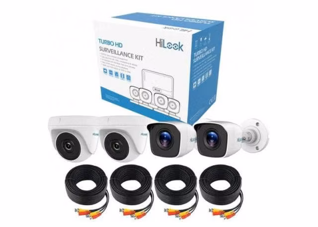 Kit de camaras 720P DVR 4CH 2Domo+2Bala