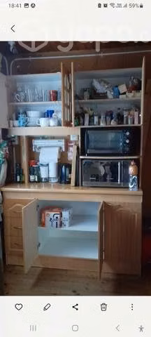 Muebles de cocina y biblioteca