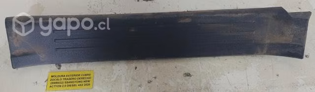 Moldura Exterior Cubre Zócalo Trase Derecho SSangy
