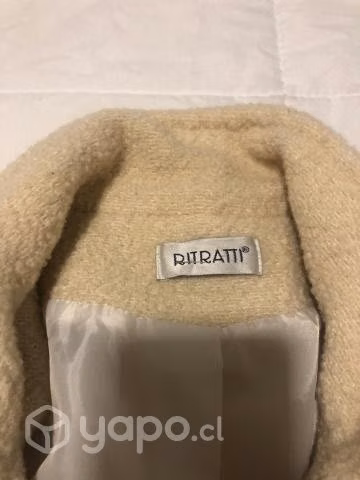 Abrigo marca Ritratti color blanco invierno - Imagen 2