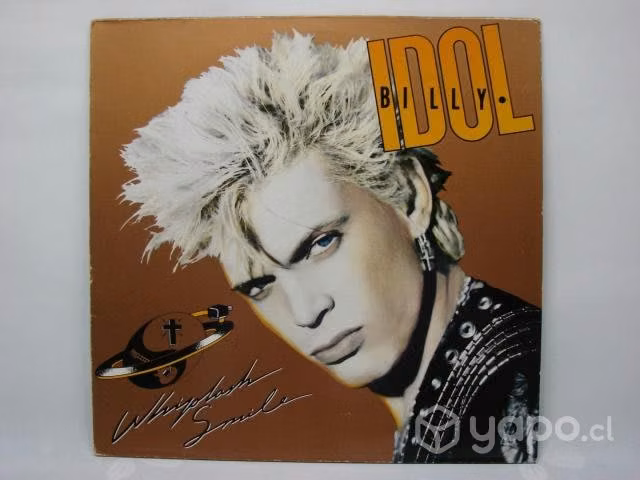 Vinilo Billy Idol Whiplash Smile Alemania 1986 Ed
