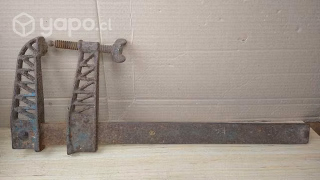 Antigua prensa fierro forjado.vintage,coleccion