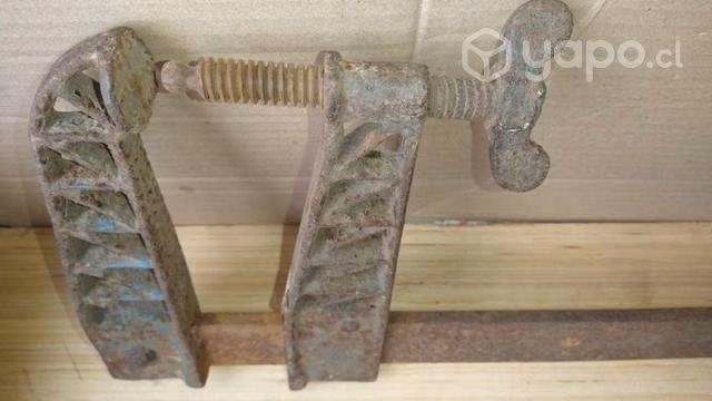 Antigua prensa fierro forjado.vintage,coleccion