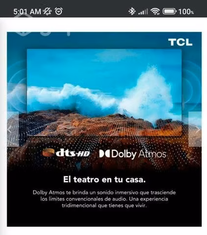 Qled tcl 65"