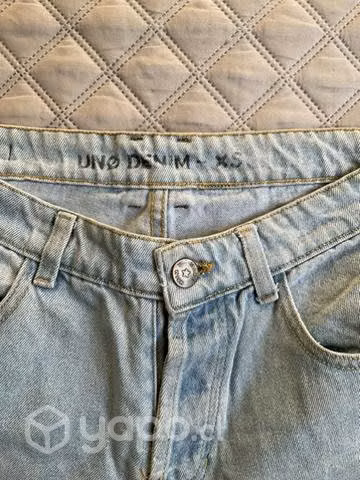 Mom Jeans Abotonado Talla 38-40 - Imagen 3