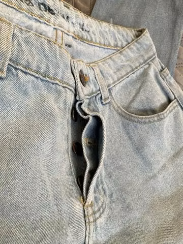 Mom Jeans Abotonado Talla 38-40 - Imagen 4