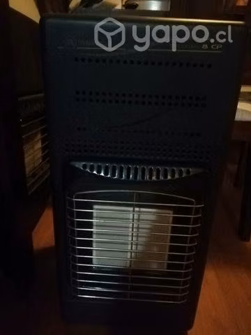 Estufa a gas. Con cilindro de 5 kilos incluido