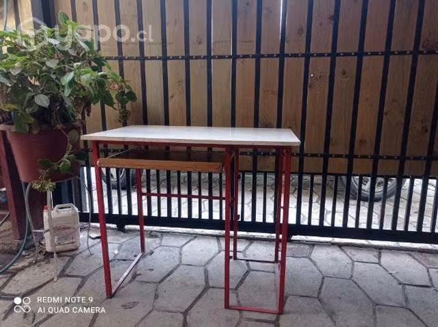 Escritorios y respaldo dos plaza