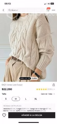 Sweater NUEVO talla M