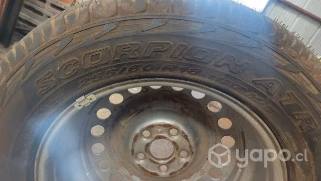 Llanta acero y neumático nuevo Amarok